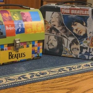 2 "The Beatles" collectible lunch tins/boxes. Used